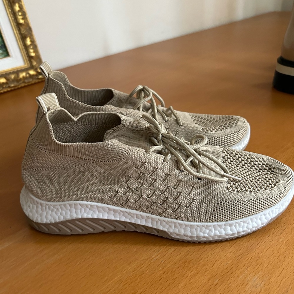 Danskin tan tennis shoes!
